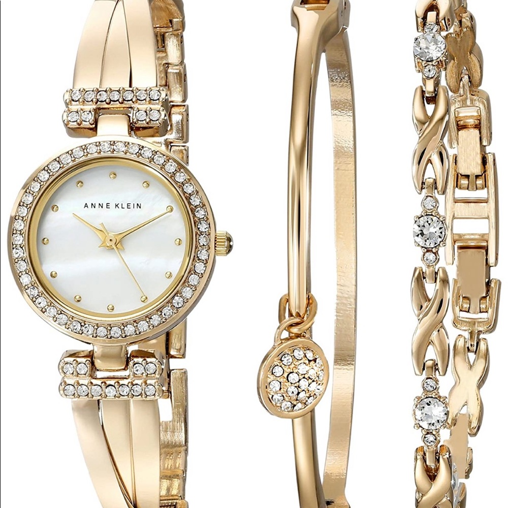 NWT Anne Klein Women's Bangle Watch and Bracelet